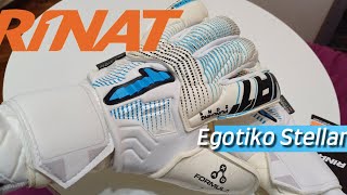 Guantes de portero Rinat Egotiko Stellar pro AXG test de agua [upl. by Letta496]