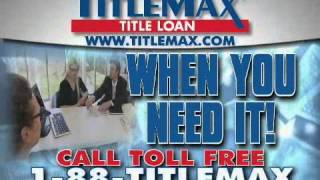 Texas TitleMax Title Loans Tax Refund Commercial [upl. by Ledeen]