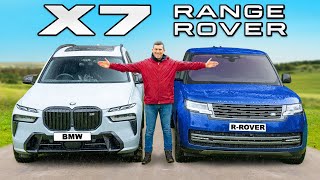 BMW X7 v Range Rover ULTIMATE luxury test [upl. by Chev]