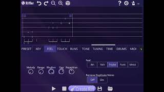 Riffler A phrygian dominant riff 140bpm 061924 [upl. by Gnilhsa]