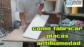 como realizar placas antihumedad [upl. by Nwahsad]