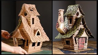 ❣DIY Witch House Using Cardboard❣ [upl. by Bethena112]