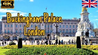 Buckingham Palace Tour  London  UK  4K [upl. by Trojan655]