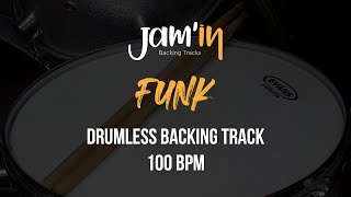 Funk Drumless Backing Track 100BPM [upl. by Llahsram102]