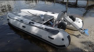 ePropulsion Navy 6 10hp with Takacat 340LX [upl. by Ereynihc44]