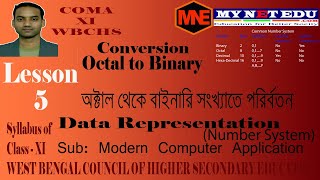 Octal to Binary Number Conversion  অক্টাল সংখ্যা থেকে বাইনারি সংখ্যায় পরির্বতন [upl. by Niwri346]