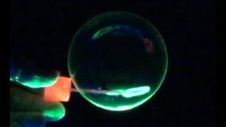 How To Make Colored Glowing Bubbles [upl. by Nehcterg]