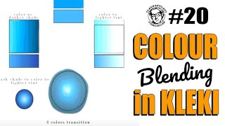 COLOUR BLENDING in KLEKI Part 1  Teacher Lems Classy Art Class 20 [upl. by Soll]