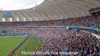 Brazil tell me how it feels Argentinian fans World Cup 2014 Multilanguage [upl. by Olia]