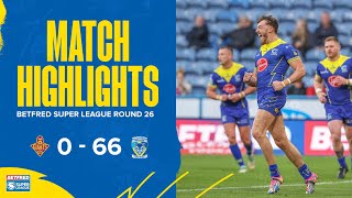 Highlights R26  Huddersfield Giants v Warrington Wolves [upl. by Graner306]