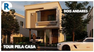 CASA PEQUENA 543 X 1165m COM GARAGEM  REVIT2021 [upl. by Burtie357]