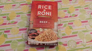 Rice A Roni Beef Flavor Rice [upl. by Chi]