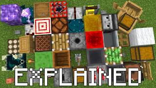 Every Redstone Component EXPLAINED [upl. by Eelirrem99]