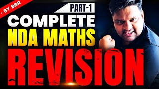 Full NDA Maths Revision 😍 Complete NDA Maths 🔥 NDA Maths in One Shot 🌟 [upl. by Kristien]