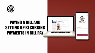 SEFCU Digital Banking  How To Pay a Bill amp Setup Recurring Payments in Bill Pay [upl. by Tiffi]