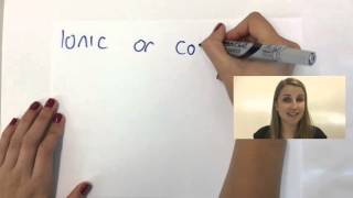 How to deduce if a compound is ionic or covalent GCSE Chemistry [upl. by Gaidano489]