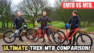 ULTIMATE Trek MTB Battle Rail vs Fuel EXe vs Slash  Comparison amp Review [upl. by Yssenhguahs]