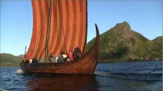 Sailing with Lofotr Viking ship 040811 [upl. by Rorrys]