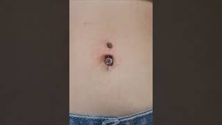 The Piercings Belly Button Piercing by Ferry wwwthepiercingseu  Instathepierc [upl. by Cornelie]