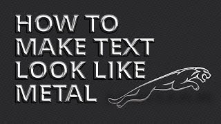 Affinity Designer  How to Make Text Look Like Metal [upl. by Hadsall828]