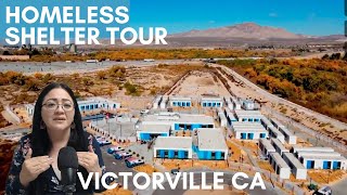 Victorville Homelessness Tour New WELLNESS CENTER Facility IN VICTORVILLE CA  Shelter Victorville [upl. by Evadnee]