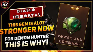 Power amp Command Is Alot Stronger Now For DEMON HUNTER  Diablo Immortal [upl. by Atikim]