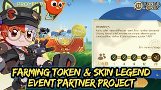 Jadi Gini Cara Farming Token amp Skin Legend Event Partner Project  Honor of Kings Global [upl. by Akym]