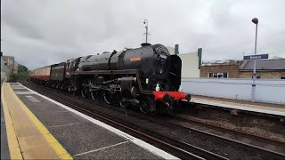 70000 Britannia Chertsey to London Victoria Steam Dreams [upl. by Doownil]