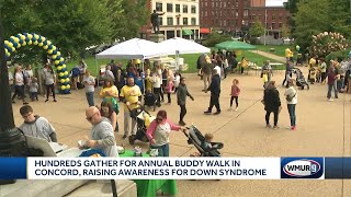 Hundreds gather for annual Buddy Walk in Concord raising awareness for Down Syndrome [upl. by Chessy]