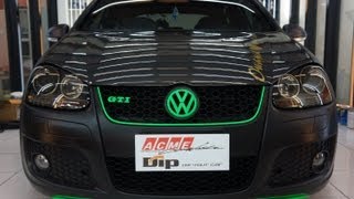 可撕式噴膜 VW GOLF GTI 車體噴膜Plasti DipMade by Acme愛客美汽車美容中心 [upl. by Evers65]