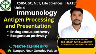 Antigen Processing and Presentation  Endogenous amp Exogenous pathways  Immunologygenesisinstitute [upl. by Oiracam]