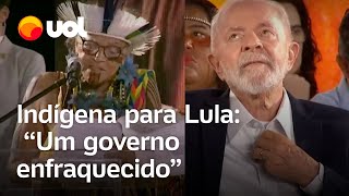 Indígena para Lula Governo enfraquecido acorrentado para se manter no poder [upl. by Posehn749]