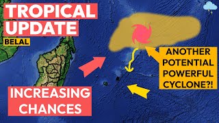 Yet Another Potentially Powerful Cyclone Near Mauritius [upl. by Haceber855]