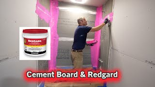 Redgard Waterproofing  Troweling Vs Rolling  Tile Tub Surround [upl. by Hijoung]