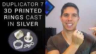 Polishing Cast Silver Rings  Modelling 3D Printed  Investment Cast Rings  part 7 [upl. by Akemaj309]