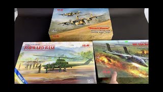 Unboxing ICM Model 148 OV10 Bronco series [upl. by Ibot]