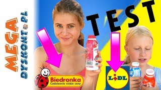 Biedronka vs Lidl 🍫 TEST JEDZENIA 🥤 Która tania marka lepsza 🏆 [upl. by Yras]