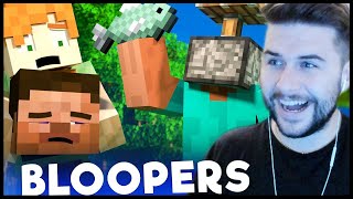 Funny Minecraft Survival Animation BLOOPERS Reaction🤣 [upl. by Rudwik]