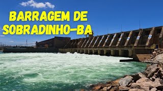 BARRAGEM HIDROELÉTRICA DE SOBRADINHO EM 2023  CHEIA DO RIO SAO FRANCISCO  ALMOÇO NO BALNEÁRIO [upl. by Aimar454]