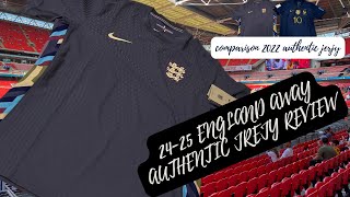 England 202425 DriFIT ADV Away Match Shirt EURO204 REVIEW イングランド代表 アウェイオーセンティックユニフォーム EURO２０２４モデル [upl. by Eidnyl]