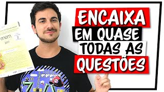 Como Resolver Matemática ENEM sem saber a matéria  Macete para ACERTAR MAIS QUESTÕES [upl. by Tessi]