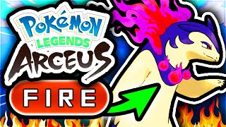 Can You Beat Pokémon Legends Arceus Using ONLY FIRE TYPES [upl. by Nujra255]