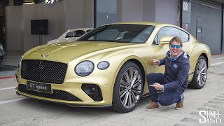 THIS is the New 208mph 2021 Bentley GT Speed FIRST DRIVE [upl. by Neram]