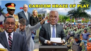 🛑14 SeptSe Konfime Edgard Leblan Demisyon Caricom Kraze CP Plat Smith Augustin Anba Kòd TT Konfime [upl. by Nele]