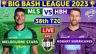 🔴Live Hobart Hurricanes vs Melbourne Stars  MLS vs HBH Live 38th Match T20 Big Bash League 2024 [upl. by Clymer]