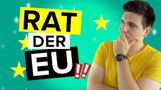 Rat der EU  einfach erklärt [upl. by Adnohsat]