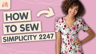 How to make Simplicity 2247  Dress Sewalong [upl. by Nivi]