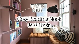 Empty Corner Turned Cozy Reading Nook Makeover [upl. by Dulcia]