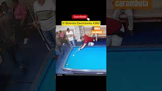 Carambola 260 Difícil Carambola 3cushionbilliards worldbilliards billiards billar trickshots [upl. by Airdnaz886]