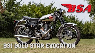 1955 BSA B31 Gold Star Evocation [upl. by Yeslrahc]